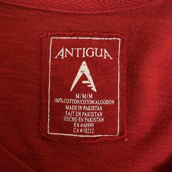 Antigua Ohio State Buckeyes OSU Ladies Women’s Tee Knit Shirt Like New Medium M - Picture 4 of 5